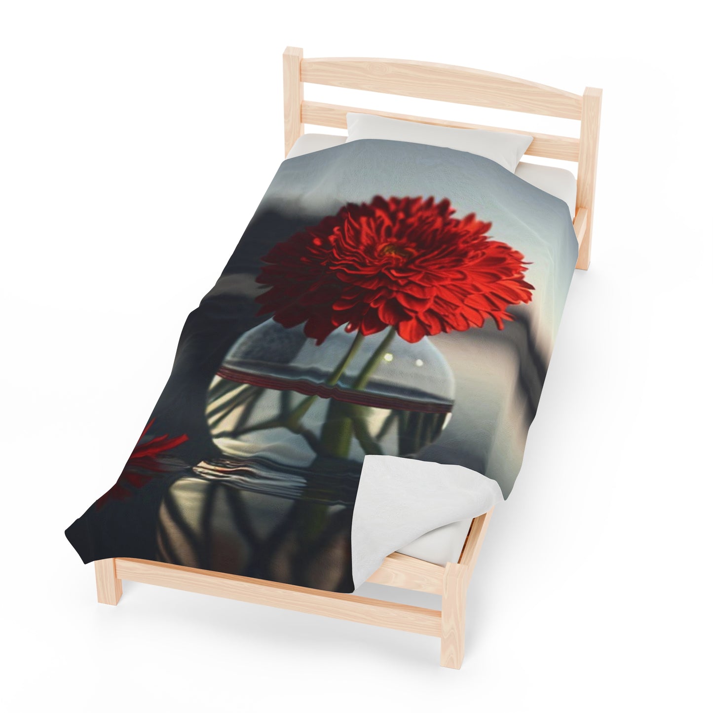 Velveteen Plush Blanket Chrysanthemum 2