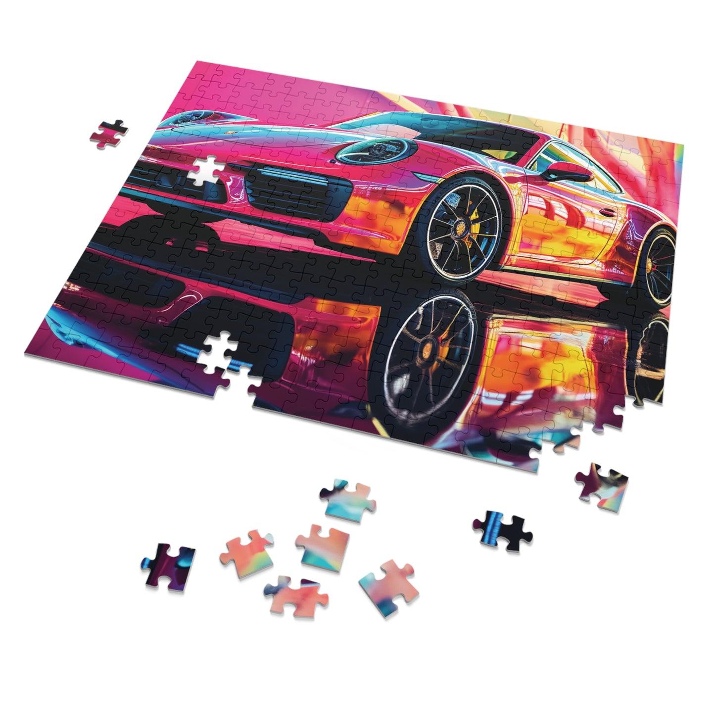 Jigsaw Puzzle (30, 110, 252, 500,1000-Piece) Macro Porsche 4