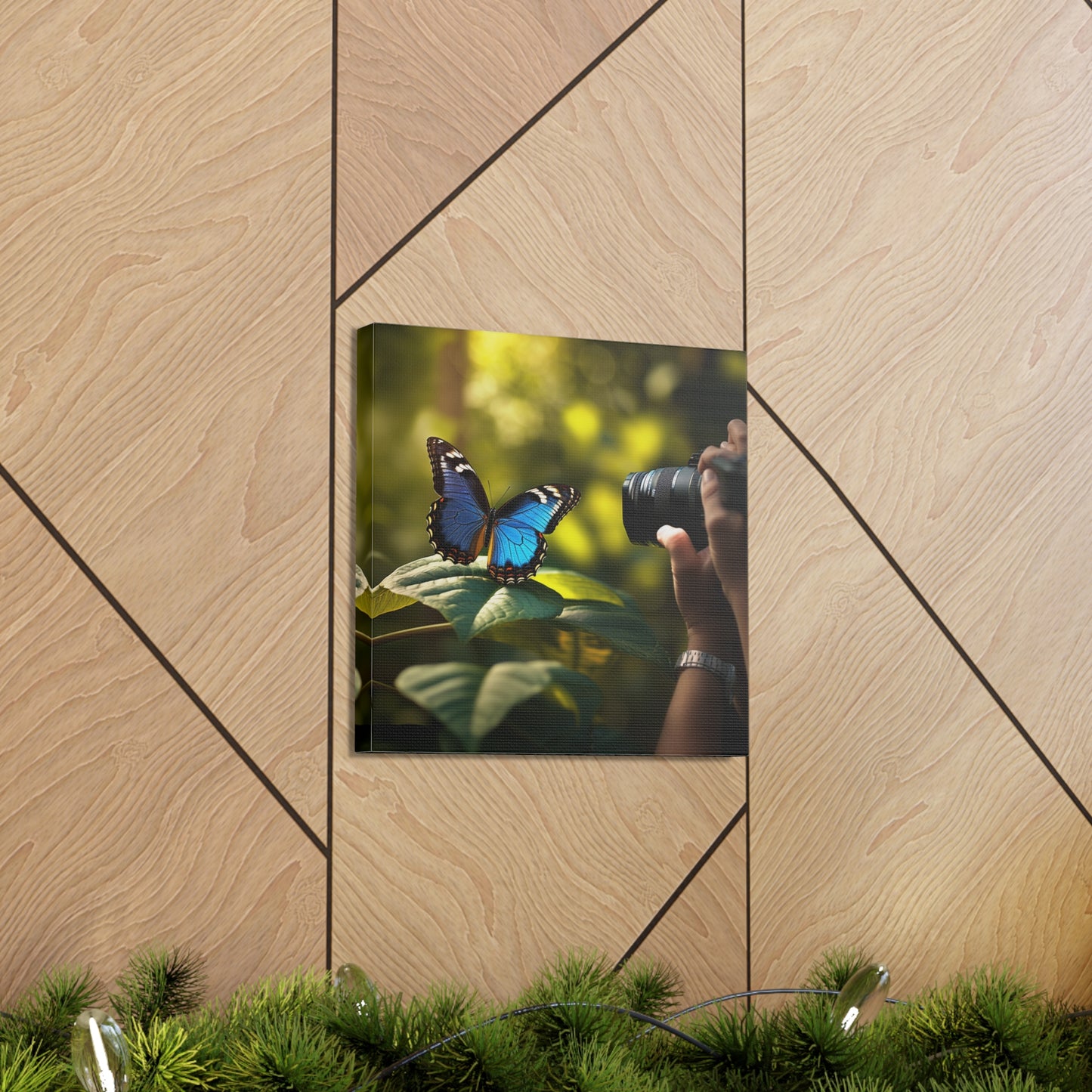 Canvas Gallery Wraps Jungle Butterfly 3