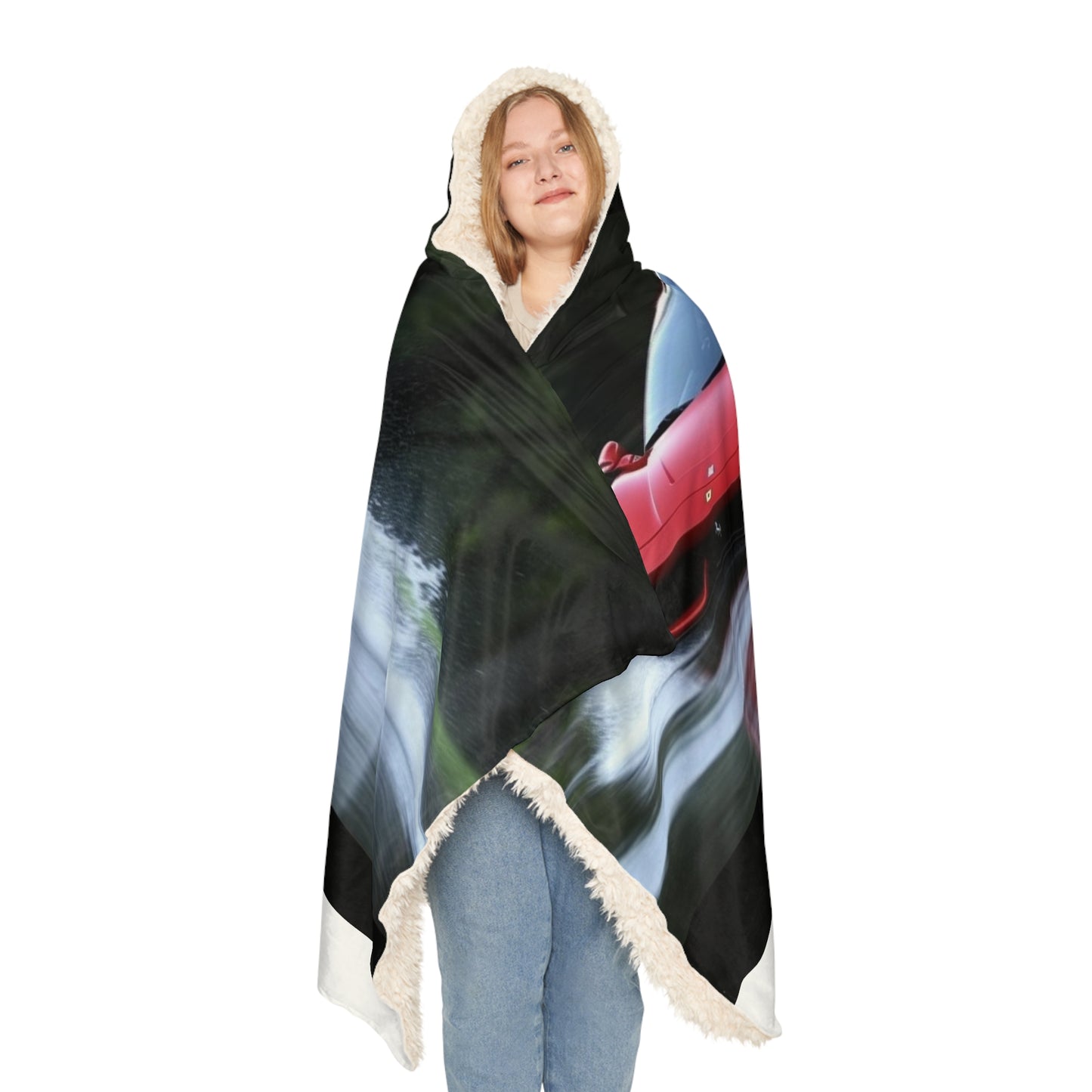 Snuggle Hooded Blanket Water Ferrari Splash 2