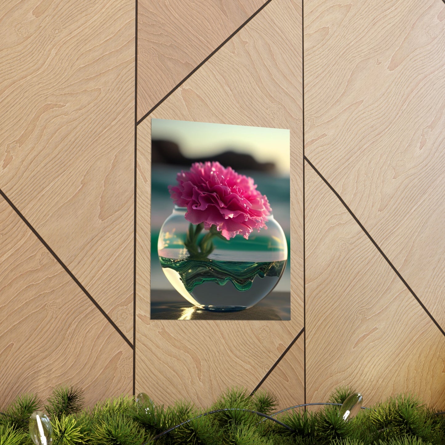 Premium Matte Vertical Posters Carnation 3