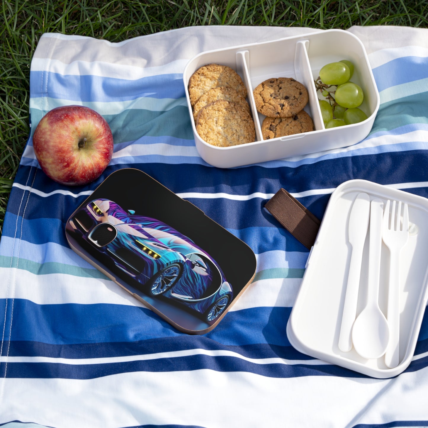 Bento Lunch Box Bugatti Abstract Flair 3