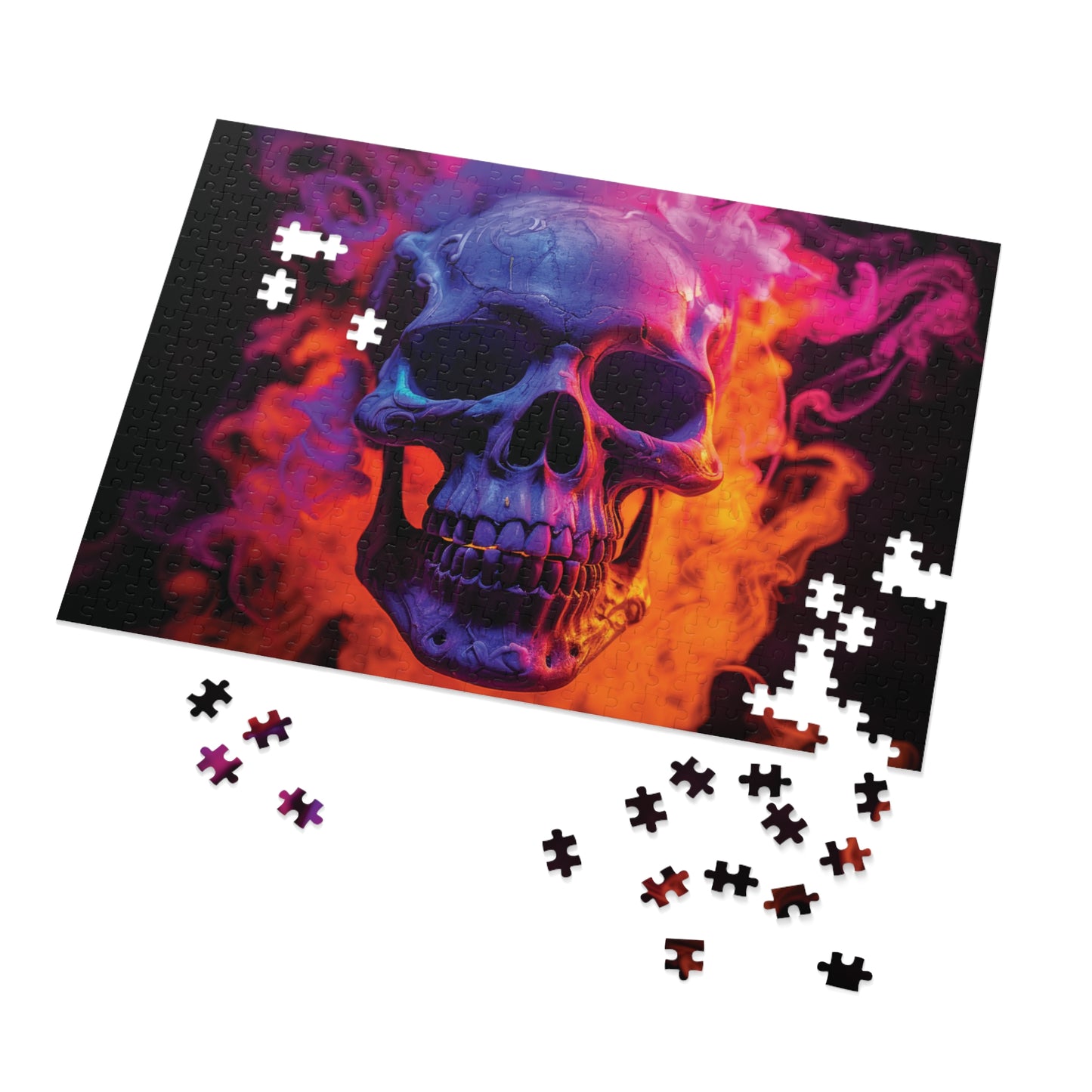 Jigsaw Puzzle (30, 110, 252, 500,1000-Piece) Macro Skull 4