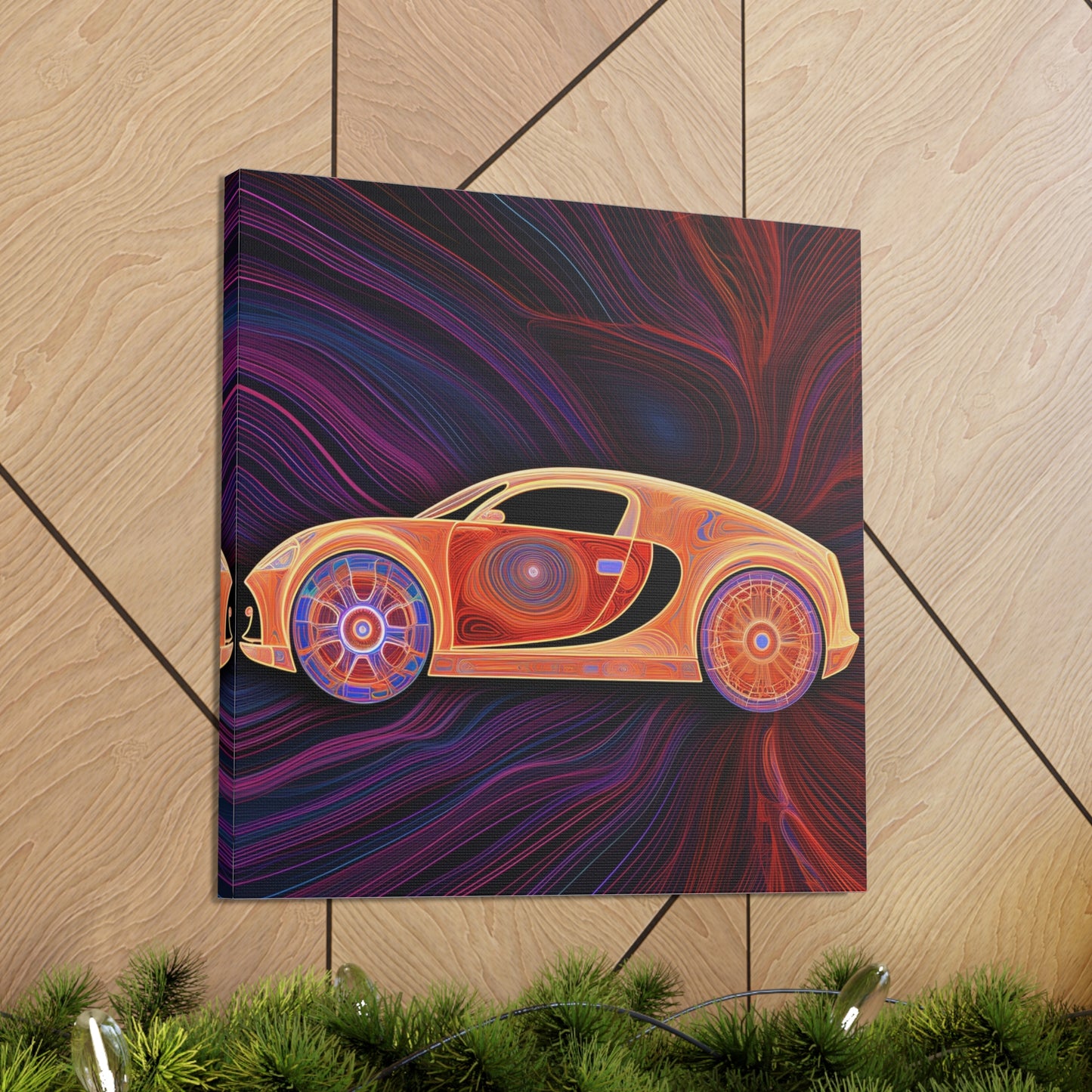 Canvas Gallery Wraps Bugatti Abstract Concept 2