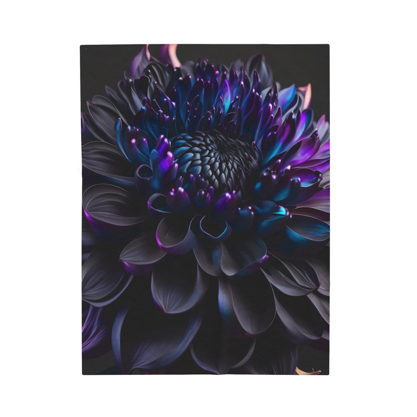 Velveteen Plush Blanket Dahlia Purple 2