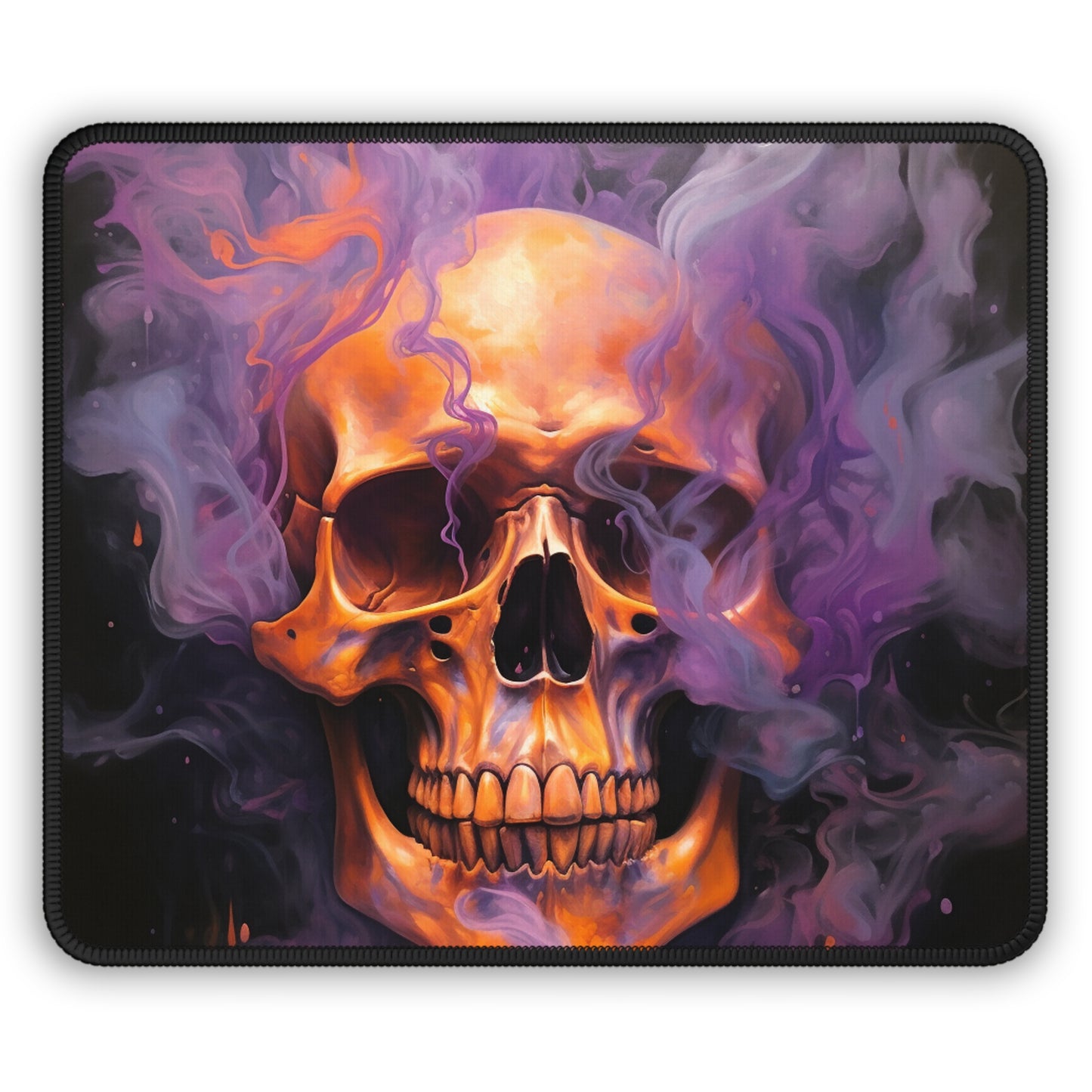 Gaming Mouse Pad  Skull Flames 4