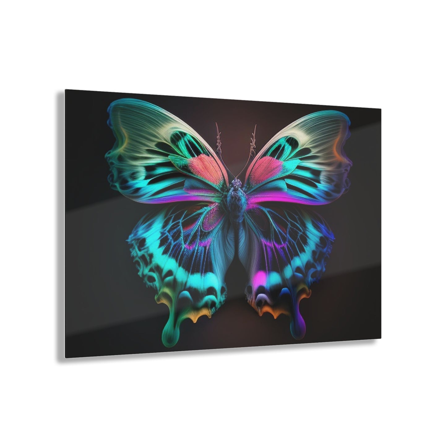 Acrylic Prints Neon Butterfly Fusion 1