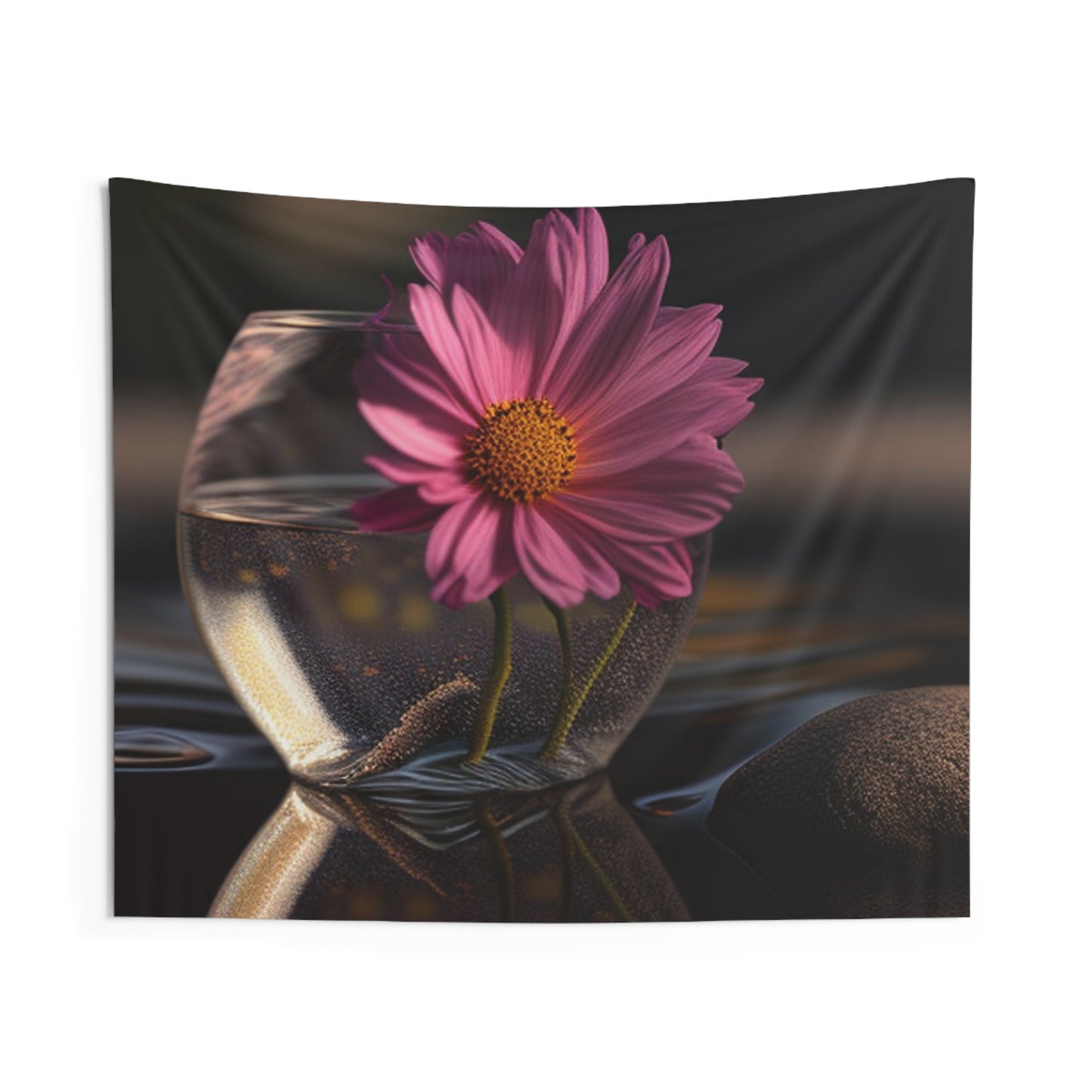 Indoor Wall Tapestries Pink Daisy 4