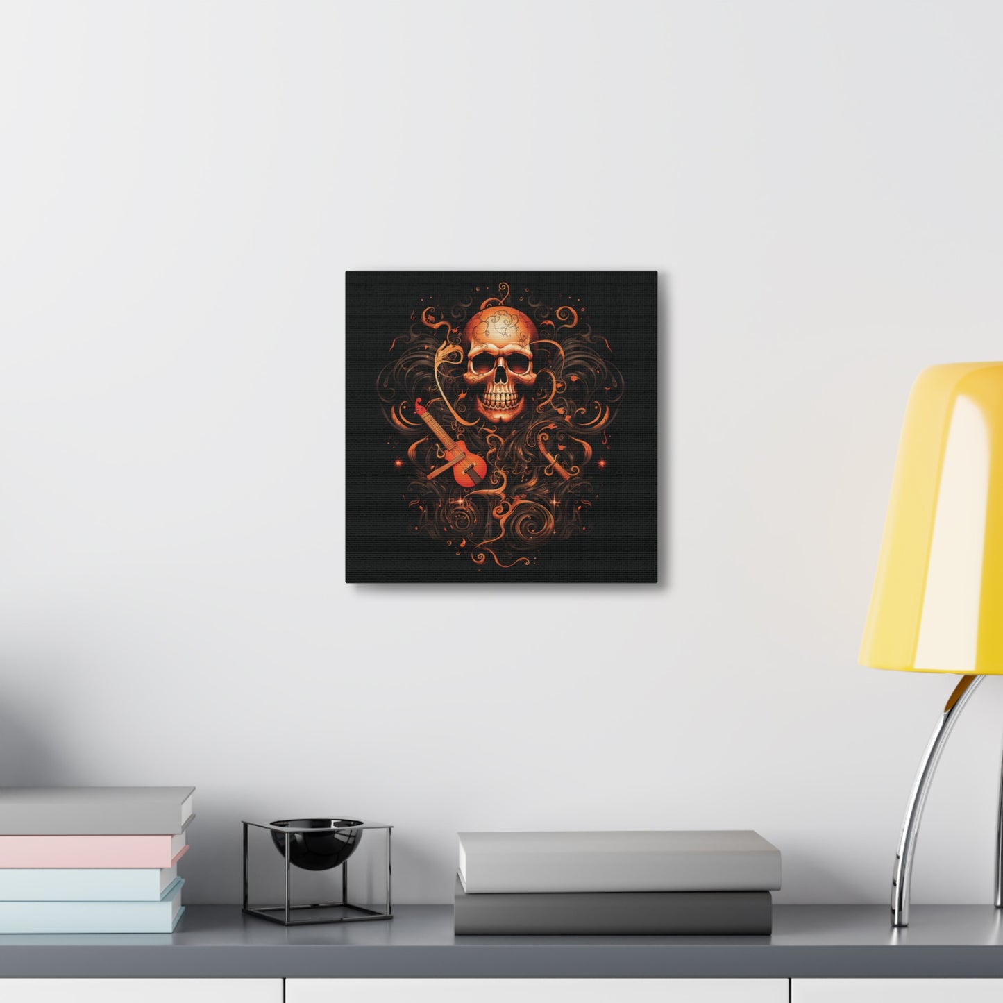 Canvas Gallery Wraps Skull Treble Clef 4