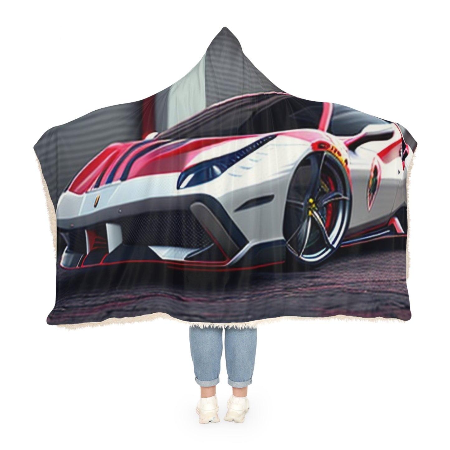 Snuggle Hooded Blanket Ferrari Hyper 3