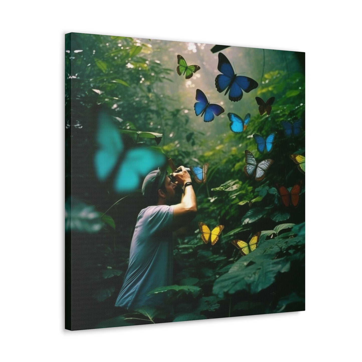 Canvas Gallery Wraps Jungle Butterfly 1