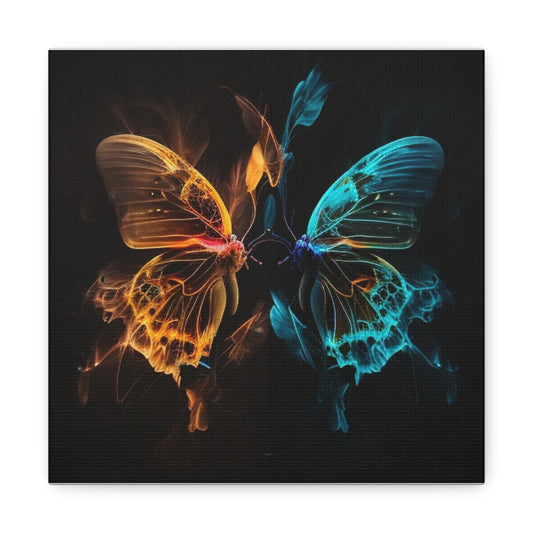 Canvas Gallery Wraps Kiss Neon Butterfly 2