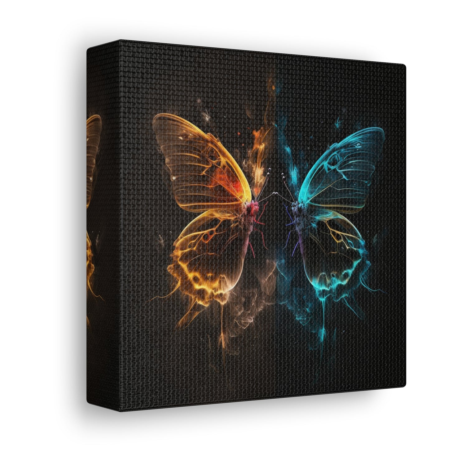 Canvas Gallery Wraps Kiss Neon Butterfly 7