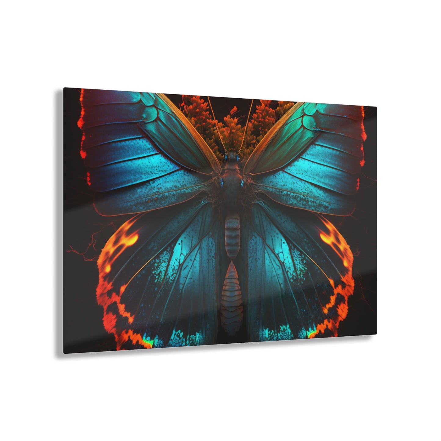 Acrylic Prints Neon Butterfly Flair 3