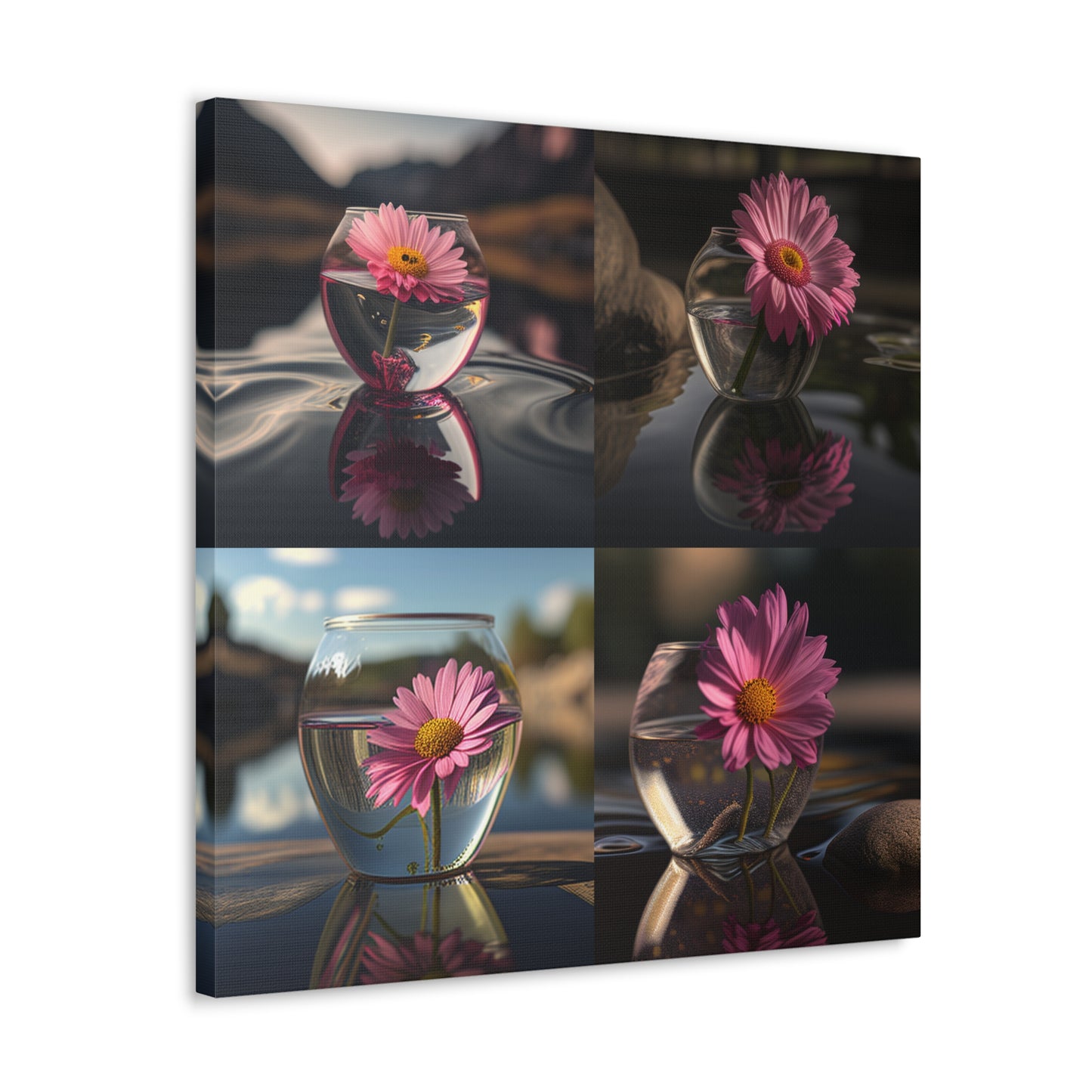 Canvas Gallery Wraps Pink Daisy 5