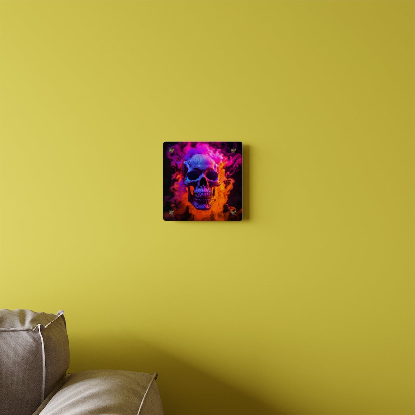 Acrylic Wall Art Panels Macro Skull 4