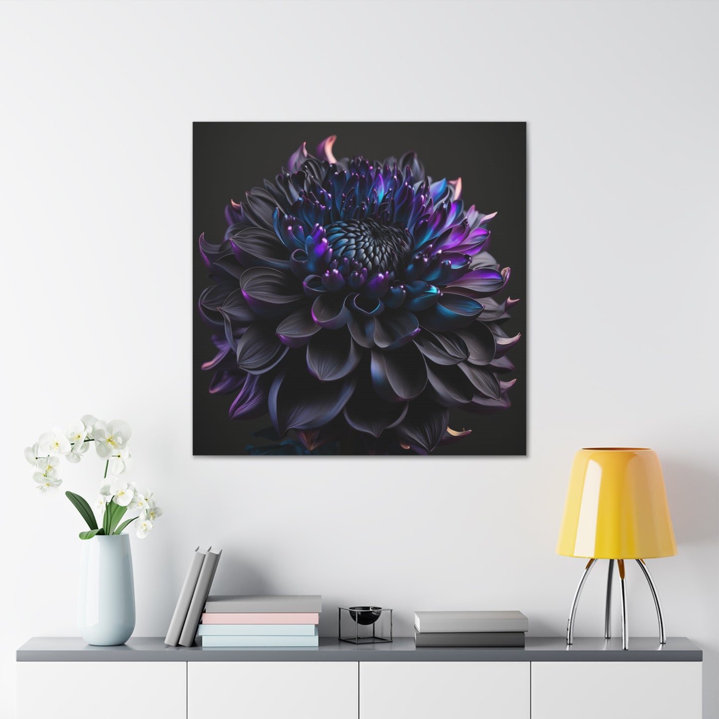 Canvas Gallery Wraps Dahlia Purple 2