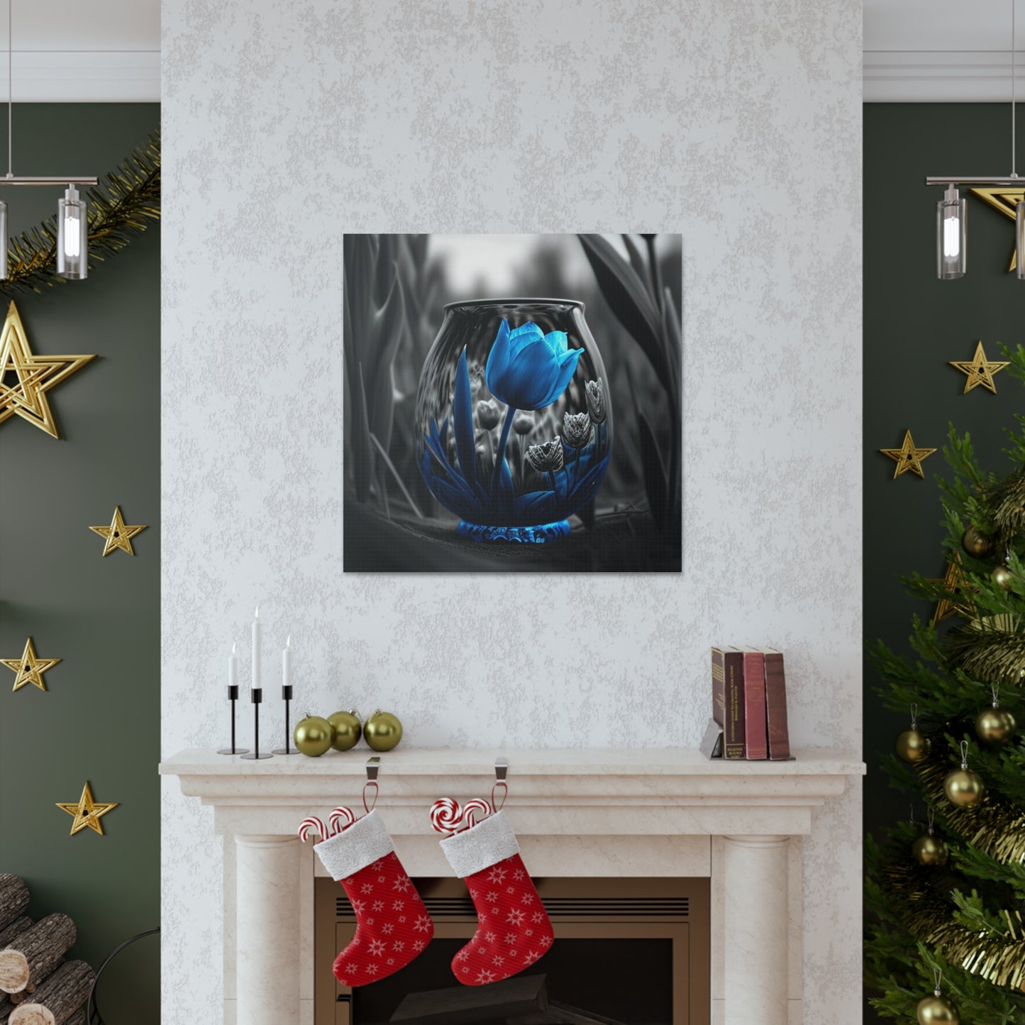 Canvas Gallery Wraps Tulip Blue 4