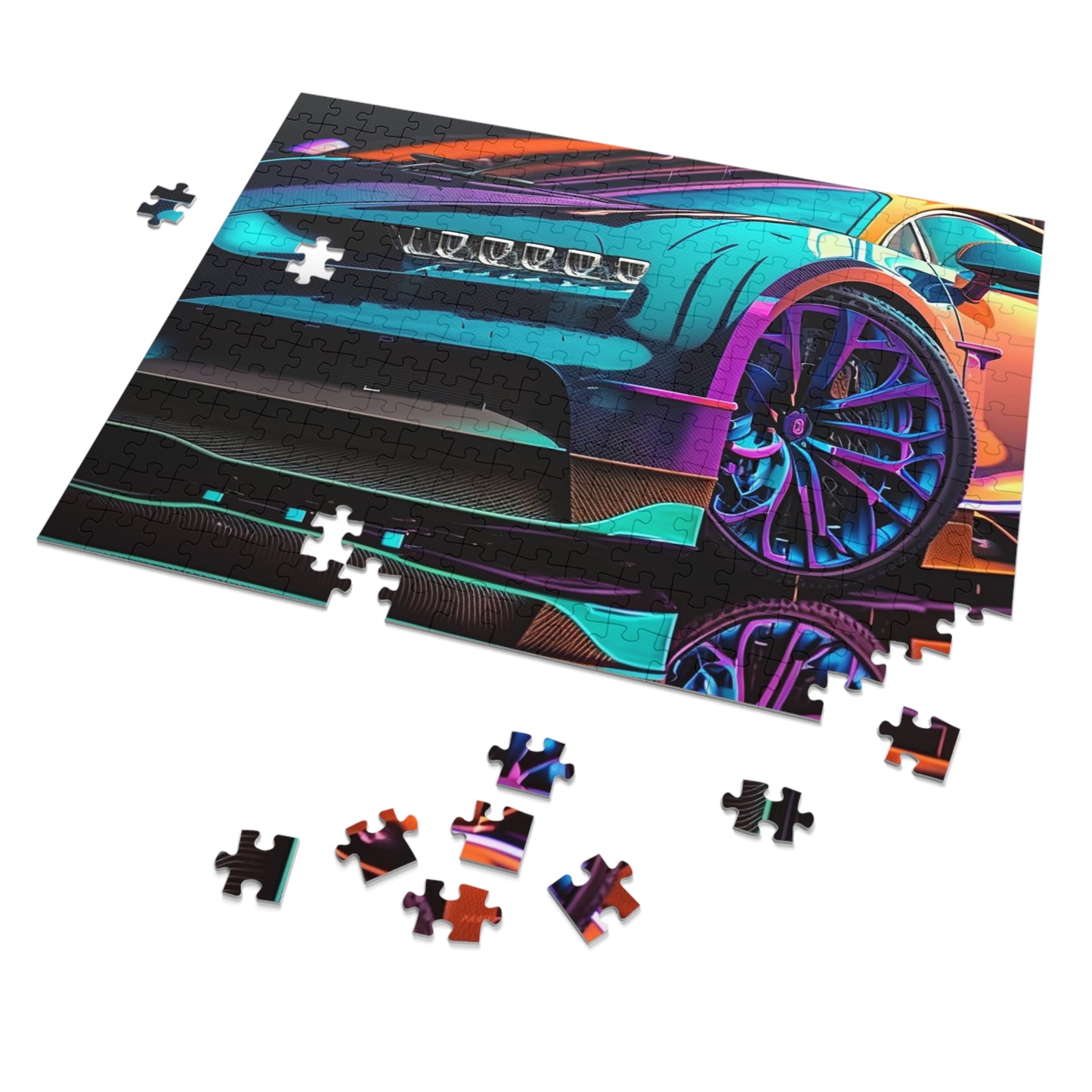 Jigsaw Puzzle (30, 110, 252, 500,1000-Piece) Bugatti Neon Chiron 1