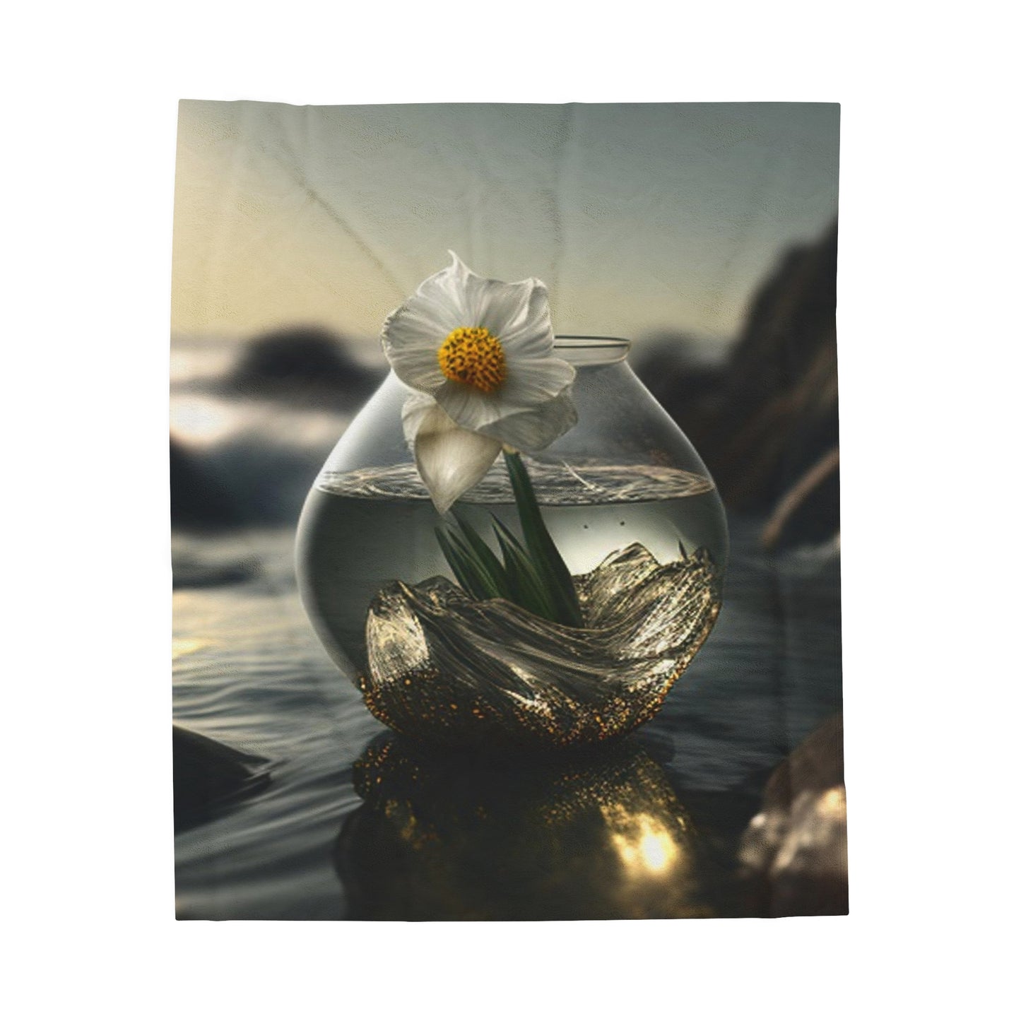 Velveteen Plush Blanket Daffodil 1