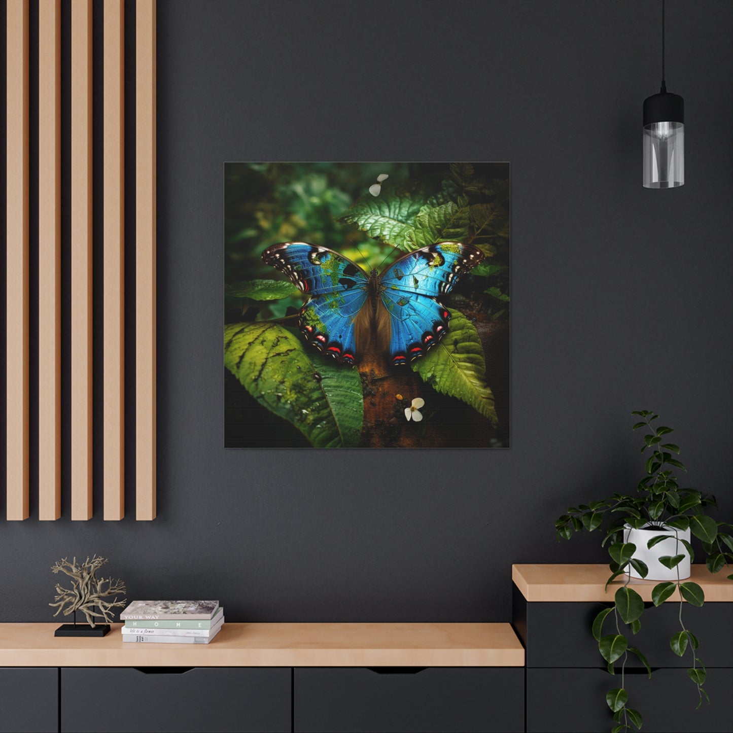 Canvas Gallery Wraps Jungle Butterfly 2