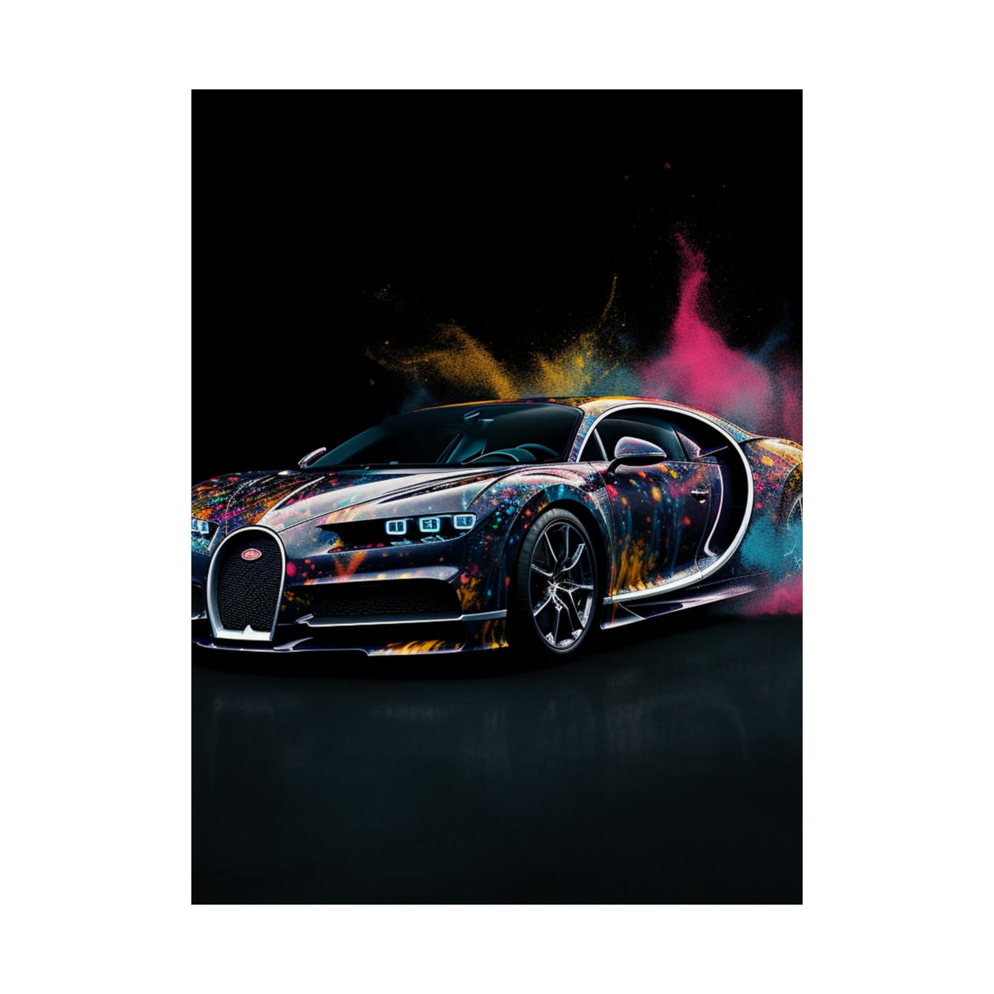 Premium Matte Vertical Posters Hyper Bugatti 4