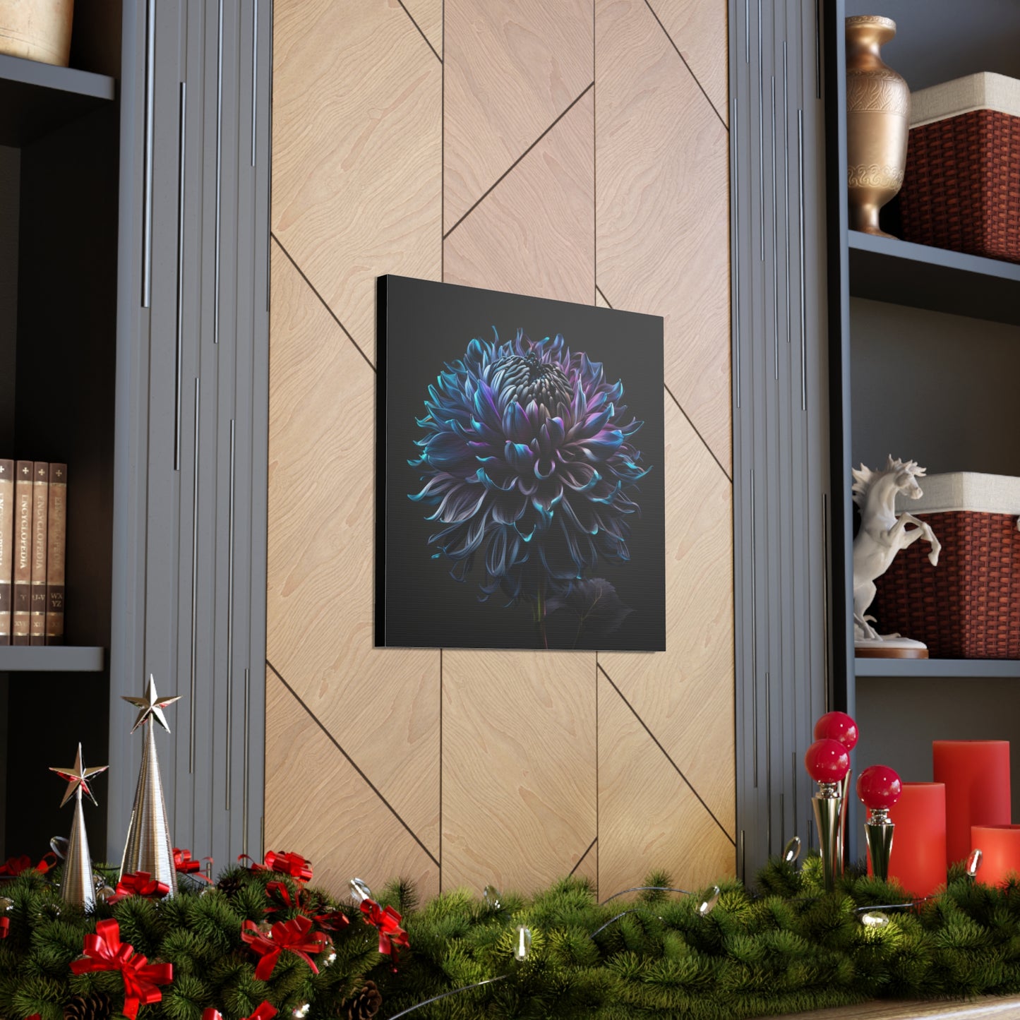 Canvas Gallery Wraps Dahlia Purple 3