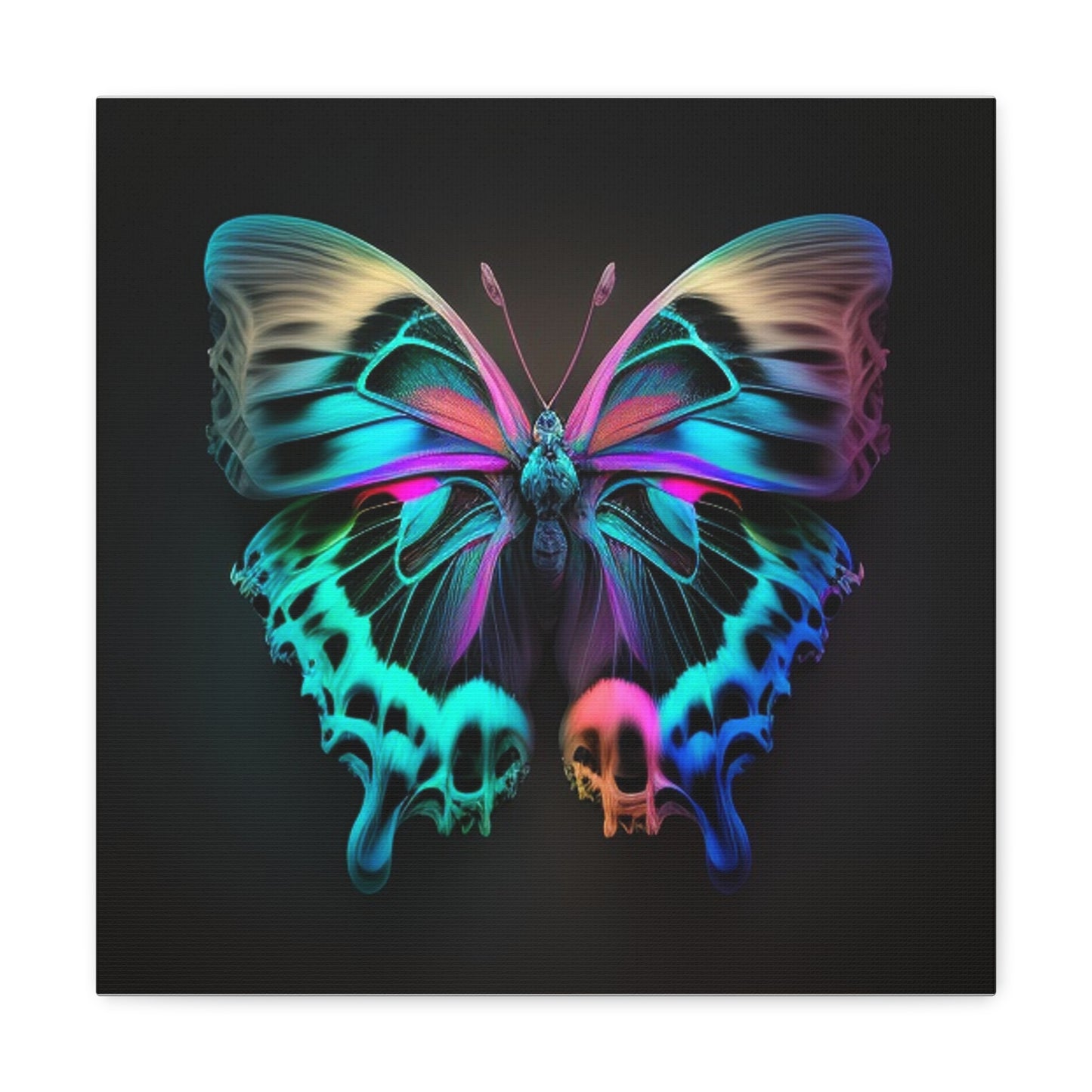 Canvas Gallery Wraps Neon Butterfly Fusion 2