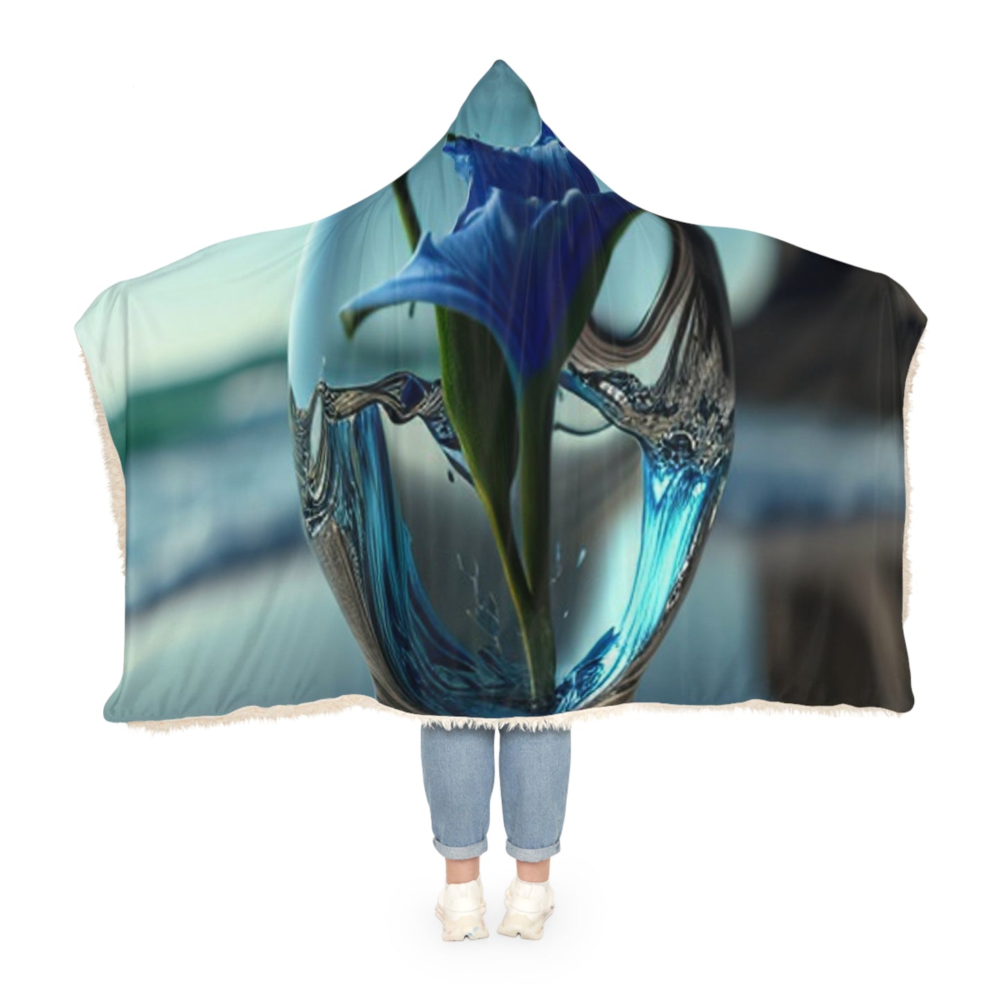 Snuggle Hooded Blanket The Bluebell 2