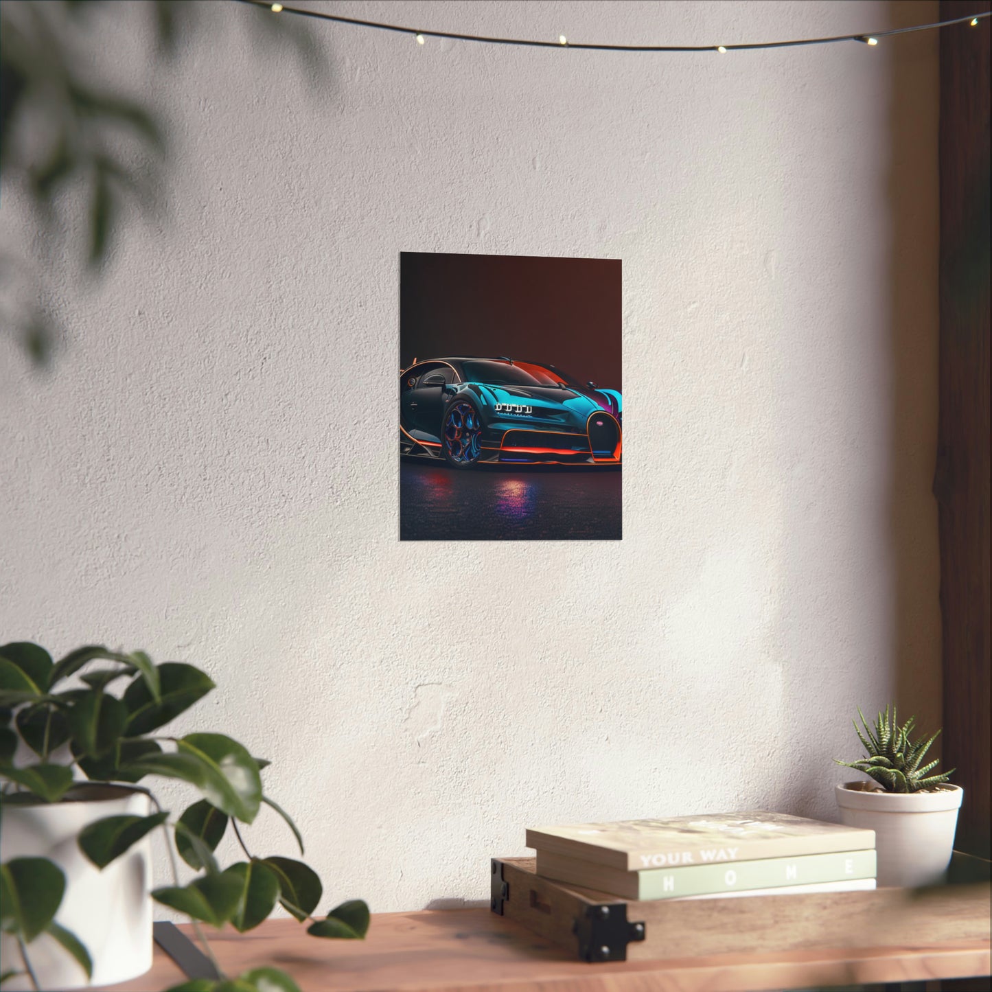 Premium Matte Vertical Posters Bugatti Chiron Super 1