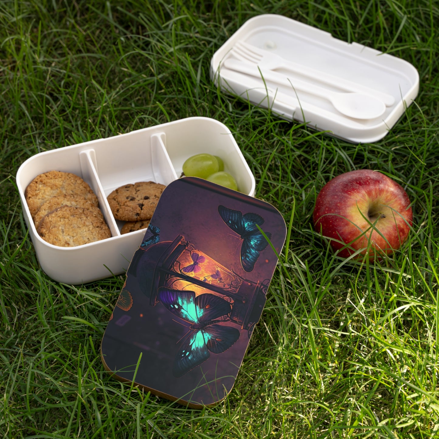 Bento Lunch Box Street Light Butterfly 4