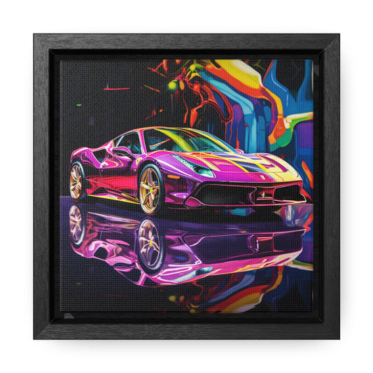 Gallery Canvas Wraps, Square Frame Pink Macro Ferrari 2