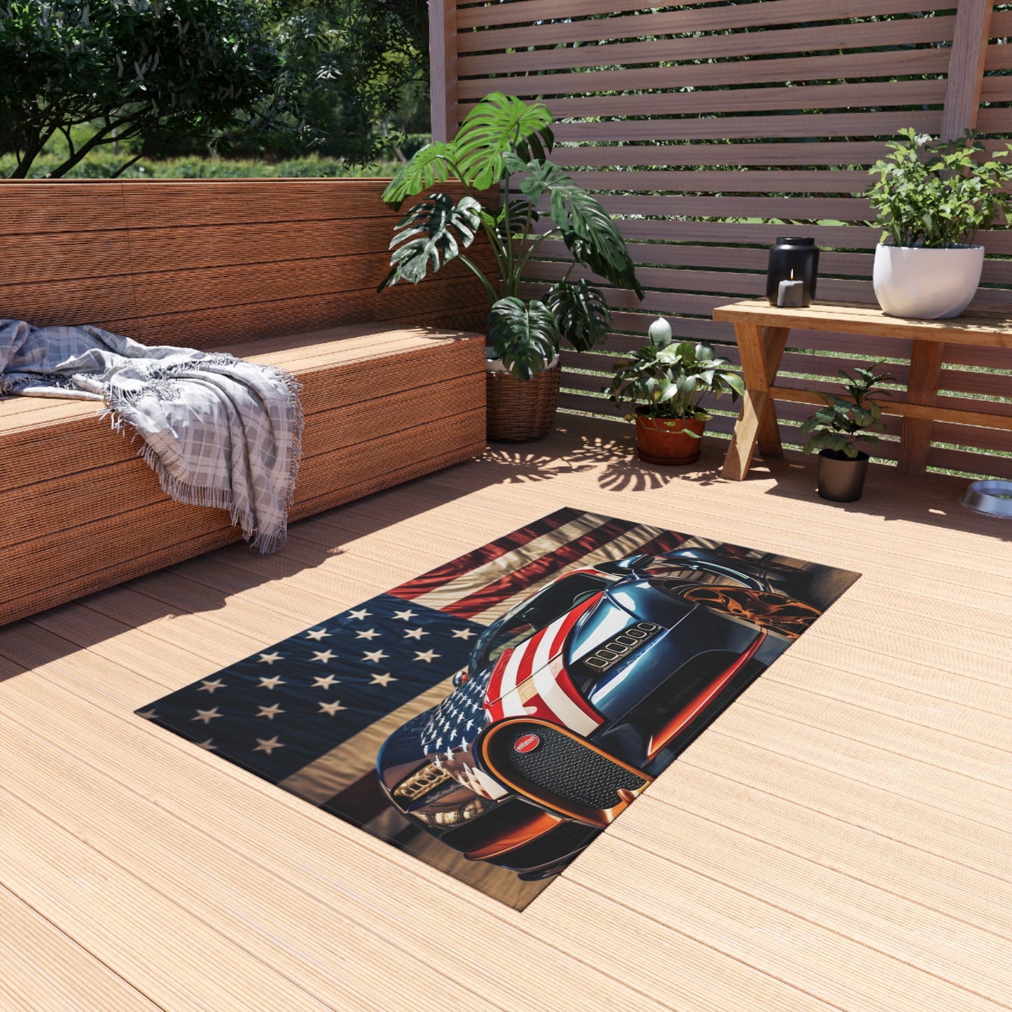 Outdoor Rug  Bugatti Flag American 4