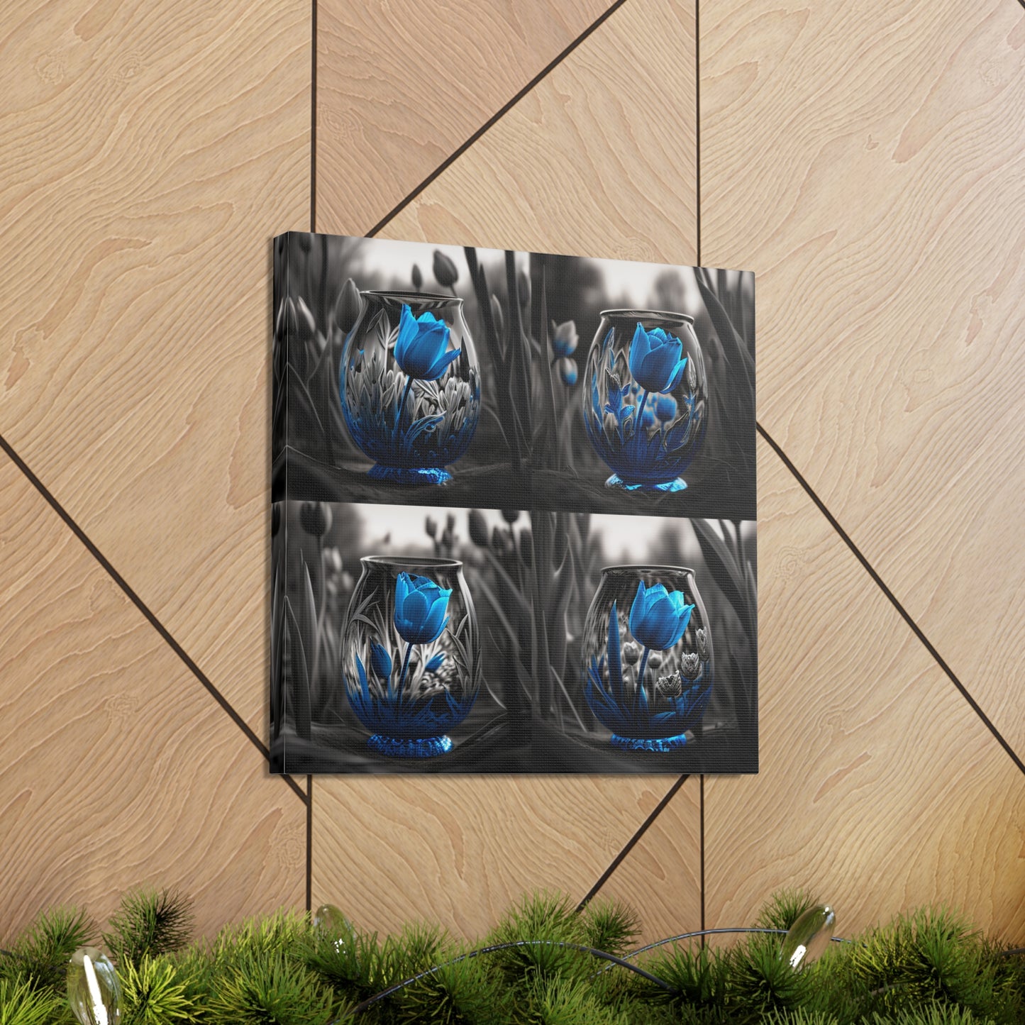 Canvas Gallery Wraps Tulip Blue 5