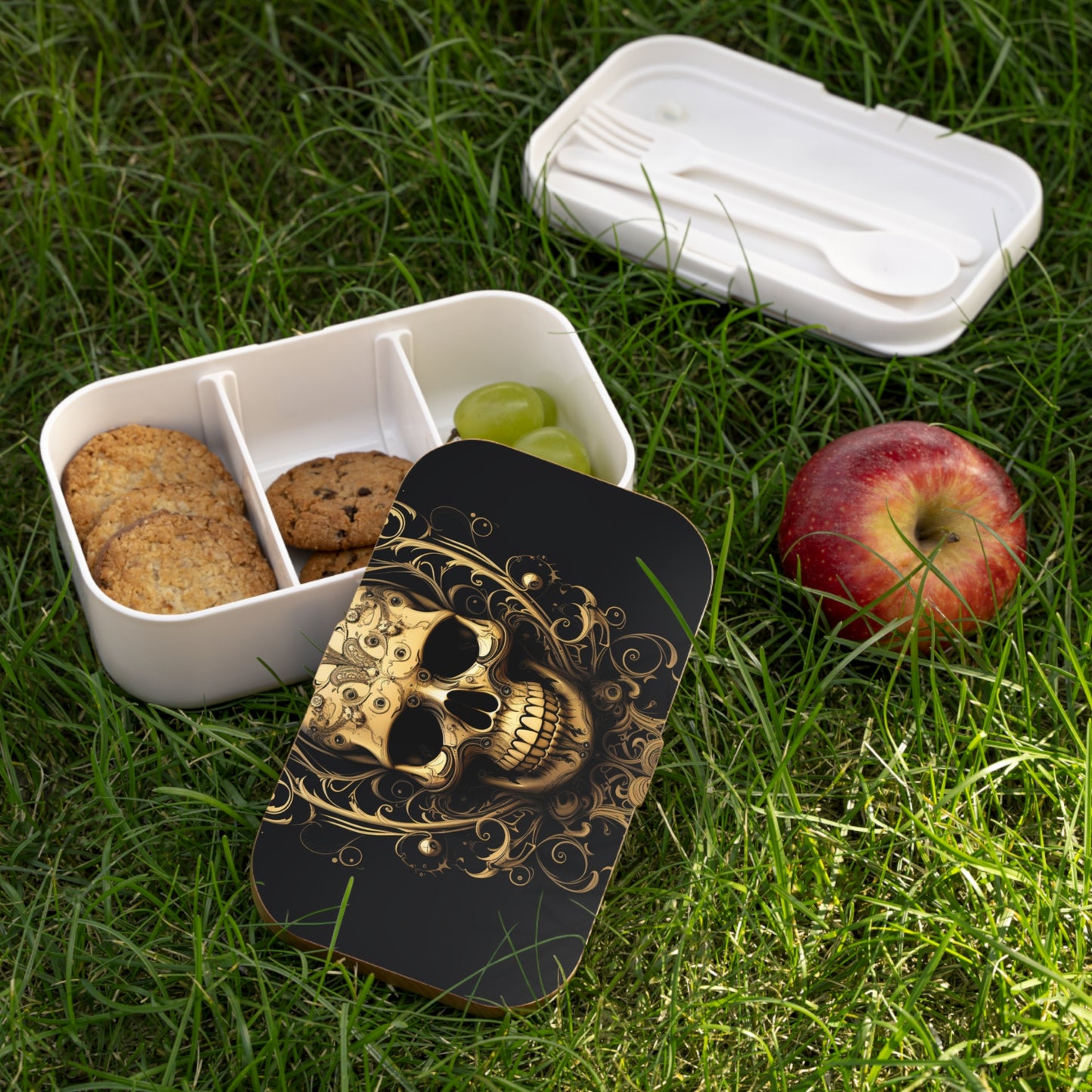 Bento Lunch Box Skull Treble Clef 3