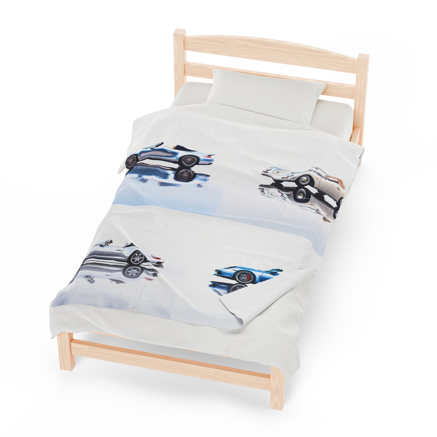 Velveteen Plush Blanket 911 Speedster on water 5