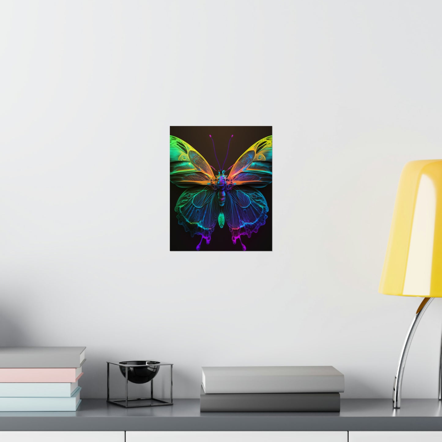 Premium Matte Vertical Posters Raw Hyper Color Butterfly 3