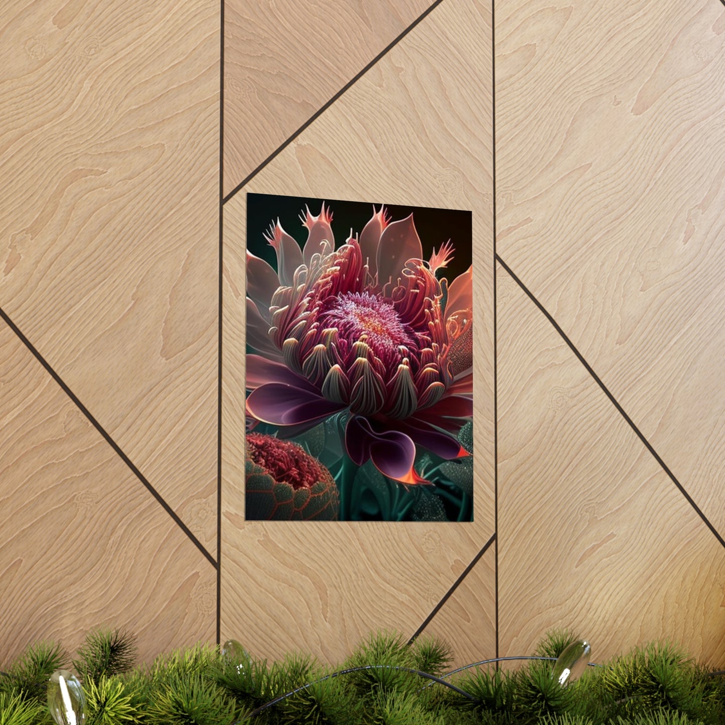 Premium Matte Vertical Posters Flower Arangment 1