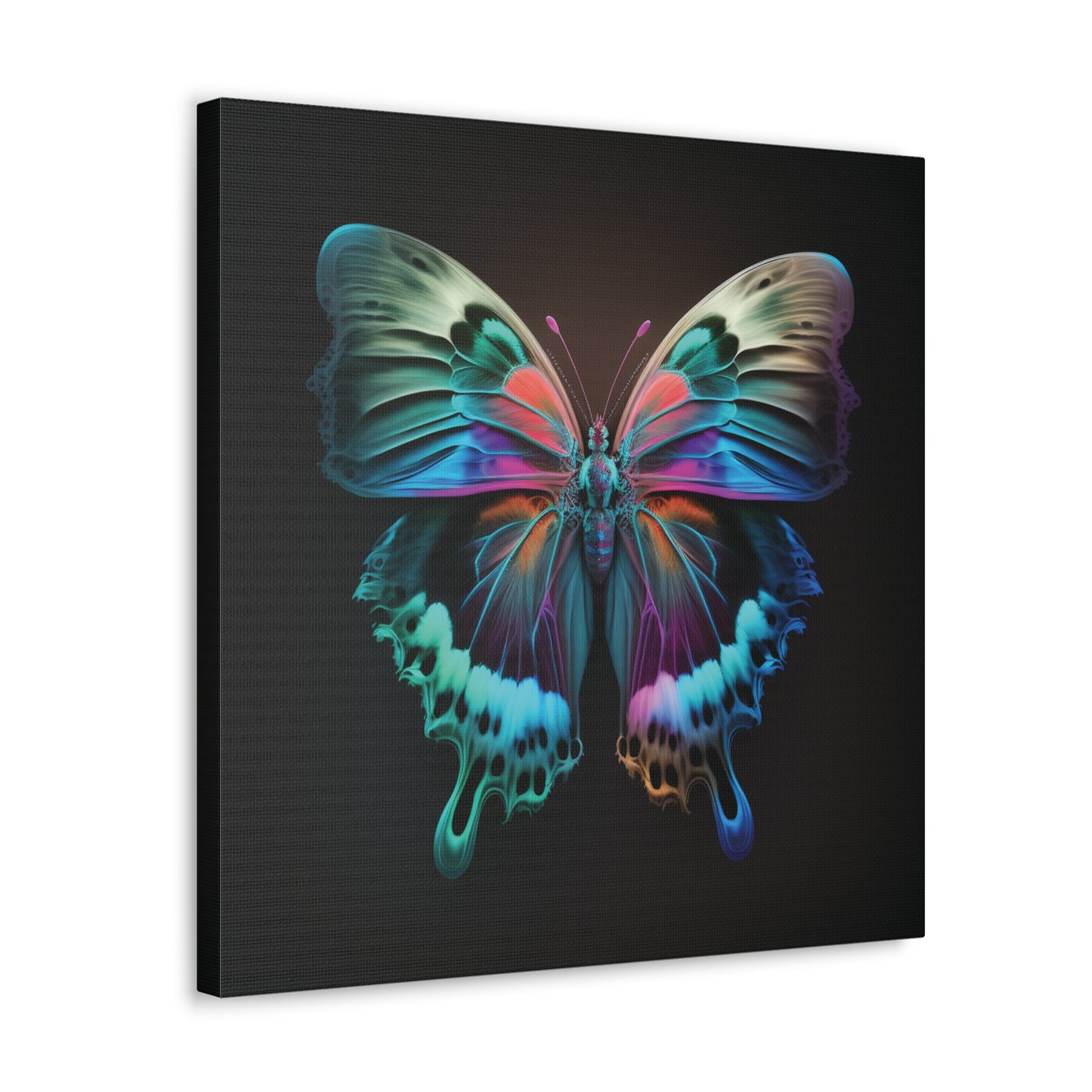 Canvas Gallery Wraps Raw Hyper Color Butterfly 2