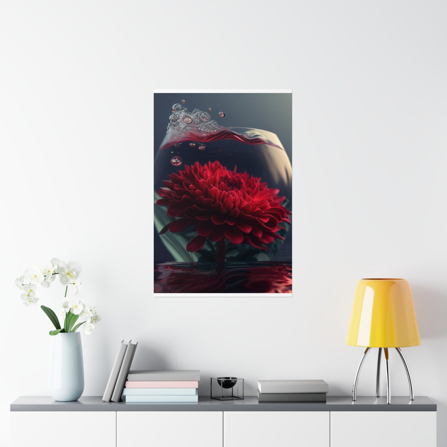 Premium Matte Vertical Posters Chrysanthemum 1