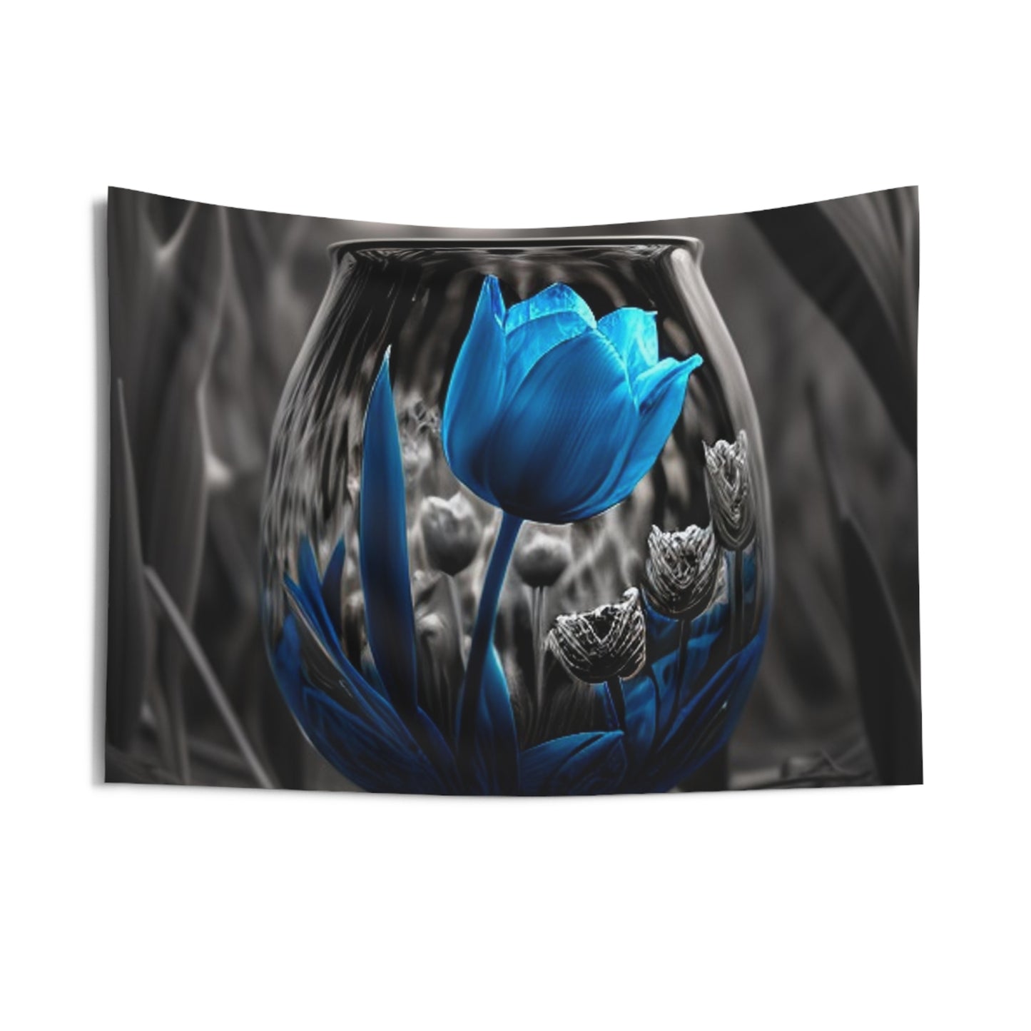 Indoor Wall Tapestries Tulip Blue 4