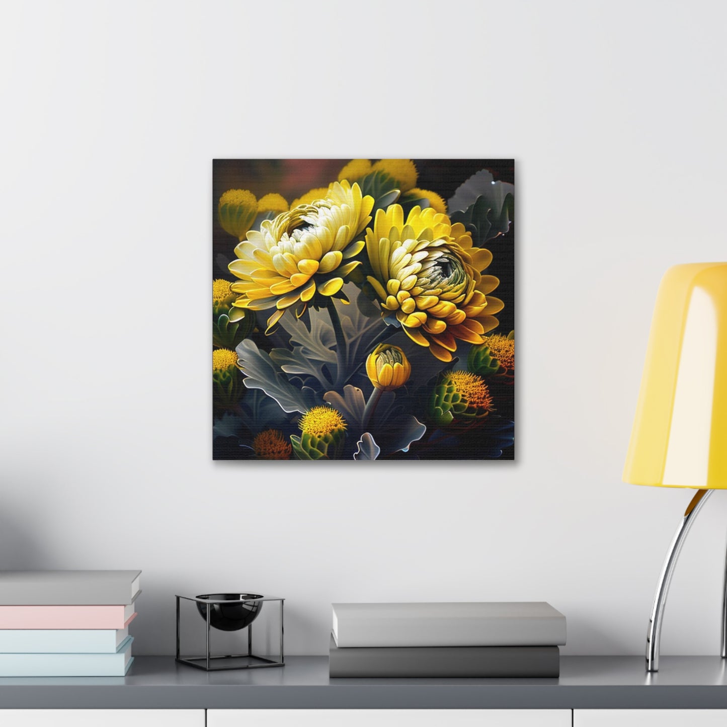 Canvas Gallery Wraps Yellow Hermosas Flores Amarillas 2