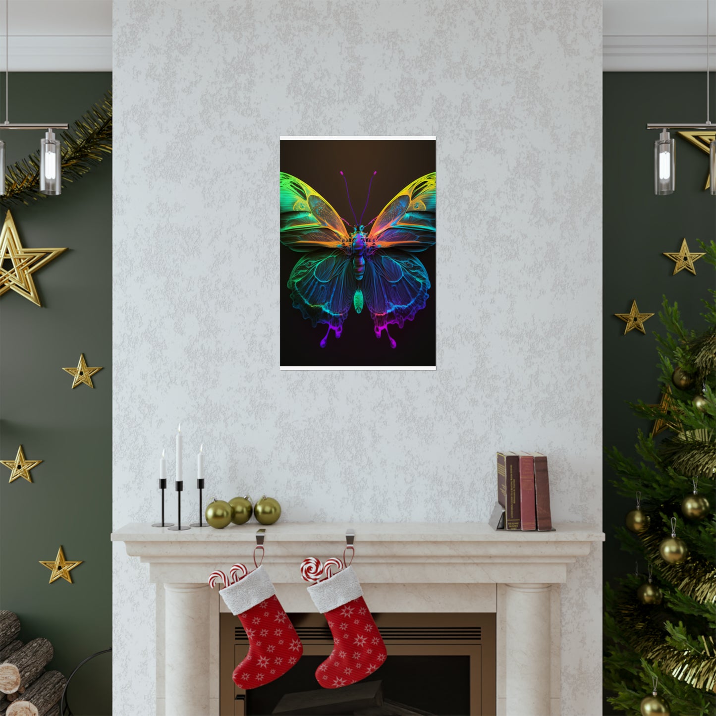 Premium Matte Vertical Posters Raw Hyper Color Butterfly 3