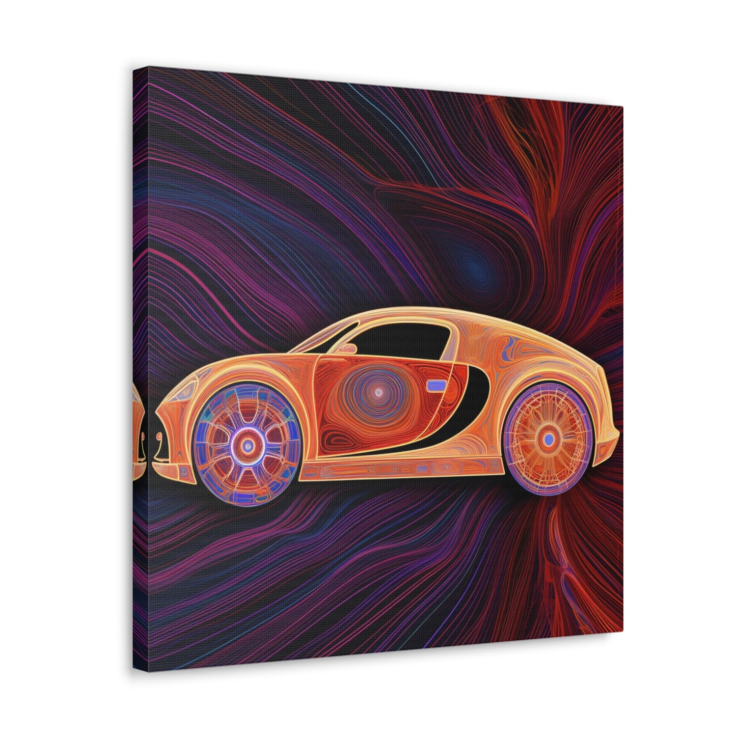 Canvas Gallery Wraps Bugatti Abstract Concept 2