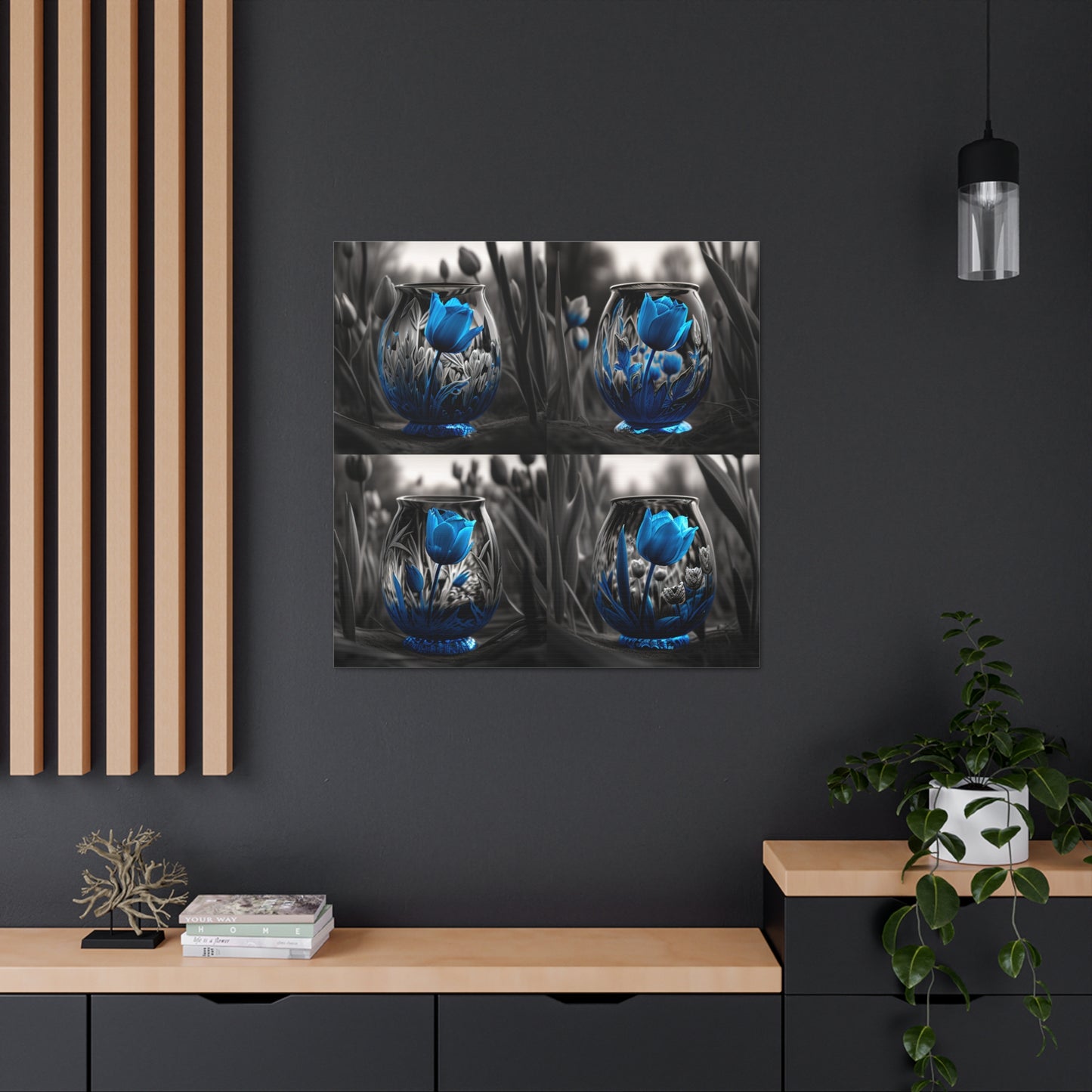Canvas Gallery Wraps Tulip Blue 5