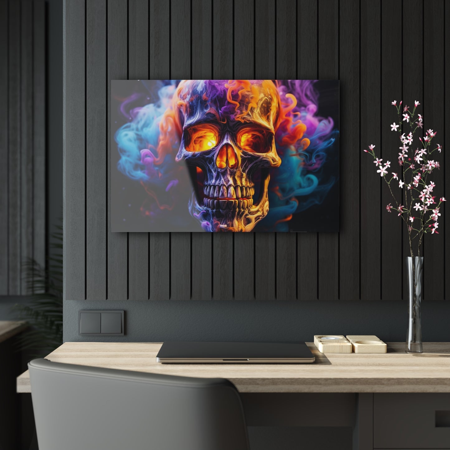 Acrylic Prints Macro Skull 2