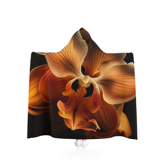 Hooded Blanket Orange Orchid 2