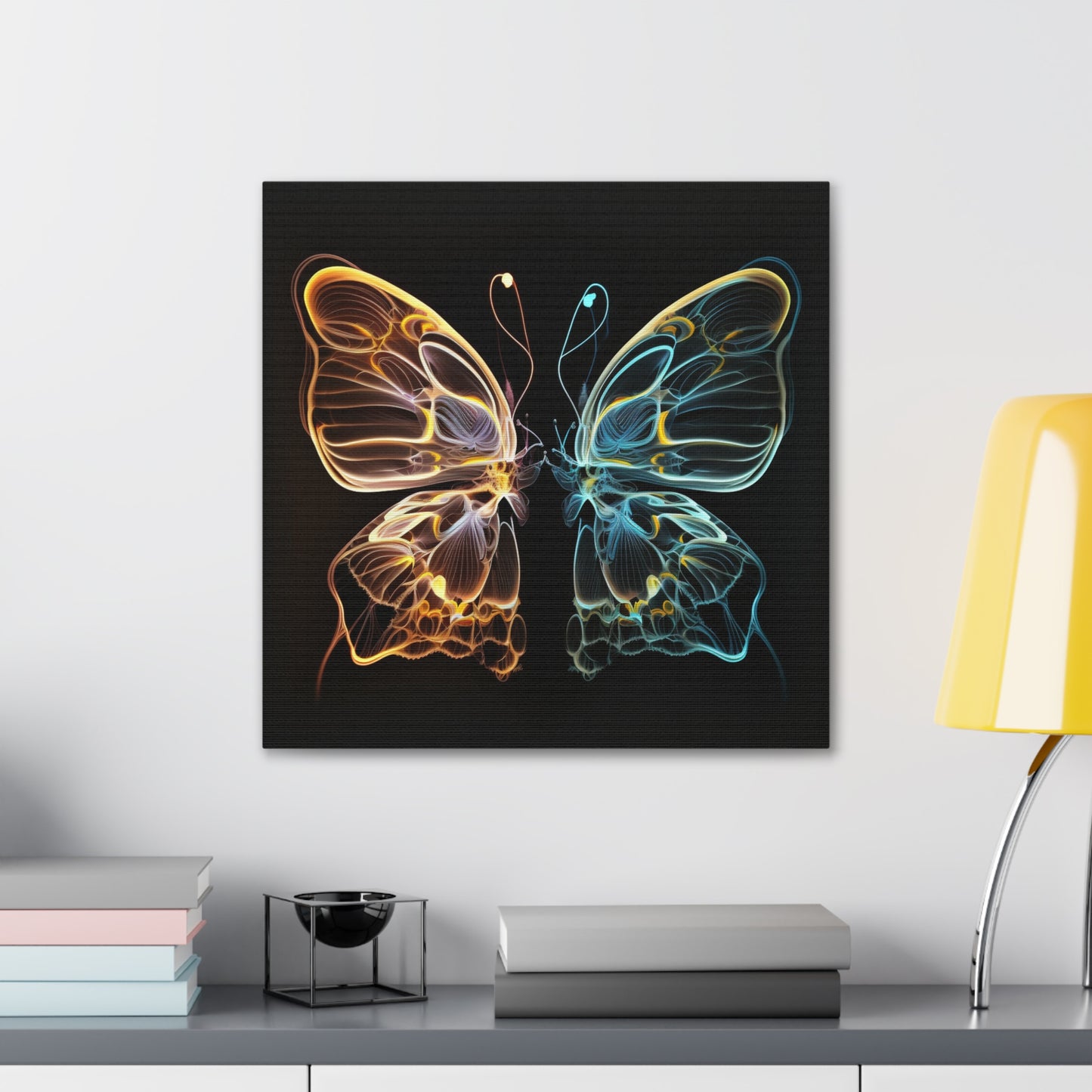 Canvas Gallery Wraps Neon Glo Butterfly 3