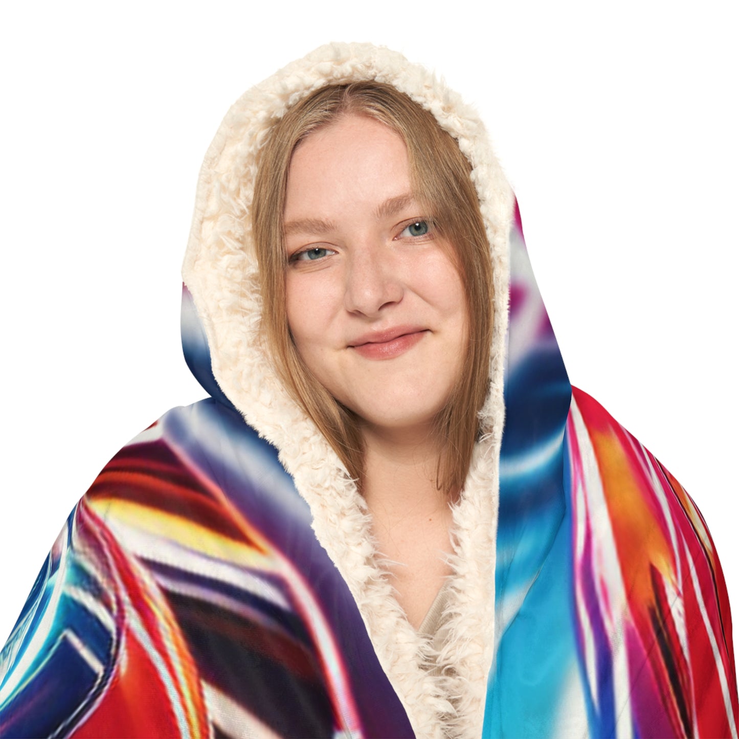 Snuggle Hooded Blanket Macro Flag Ferrari 1