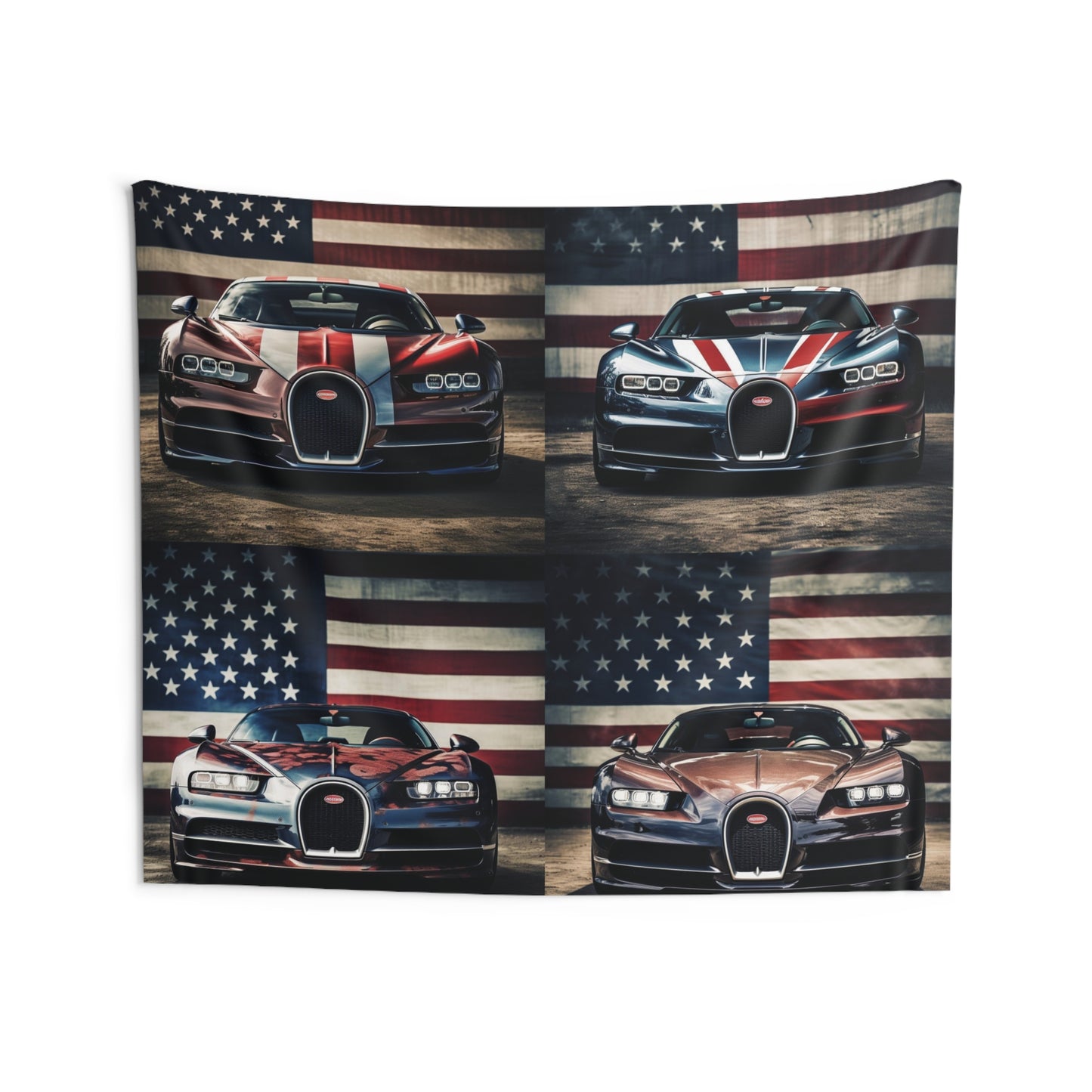 Indoor Wall Tapestries Bugatti Flag 5